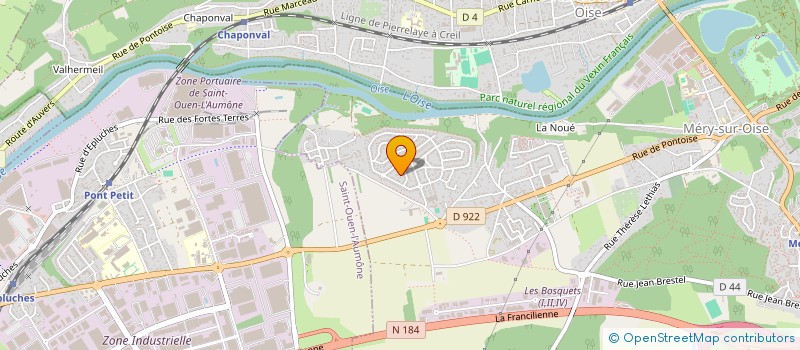 localisation de l'entreprise SOBIA CONSULTING  MERY-SUR-OISE