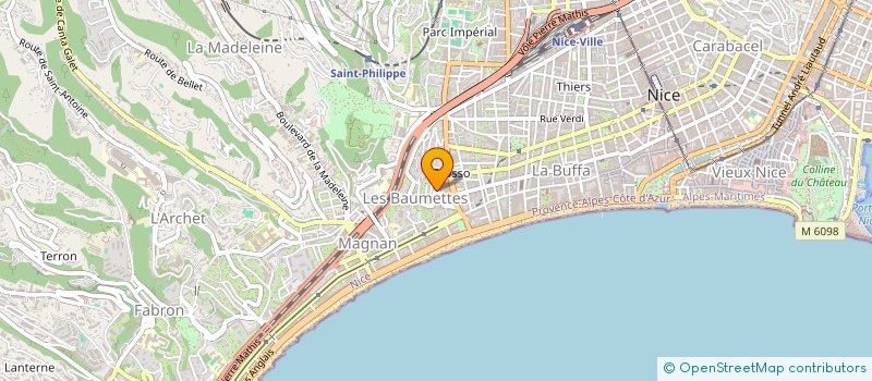 localisation de l'entreprise SOBIAZUR à NICE