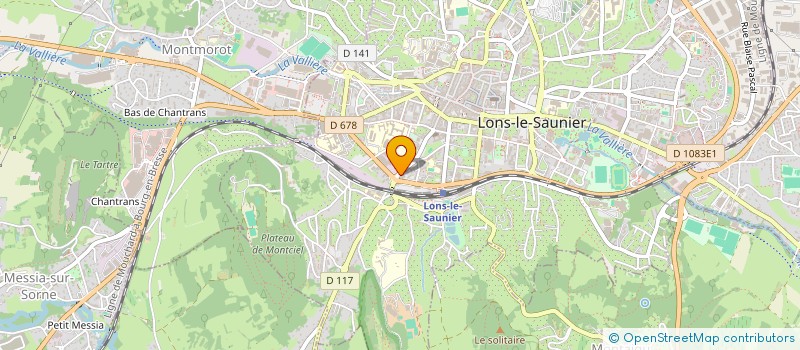 localisation de l'entreprise SOBIDIS à LONS-LE-SAUNIER