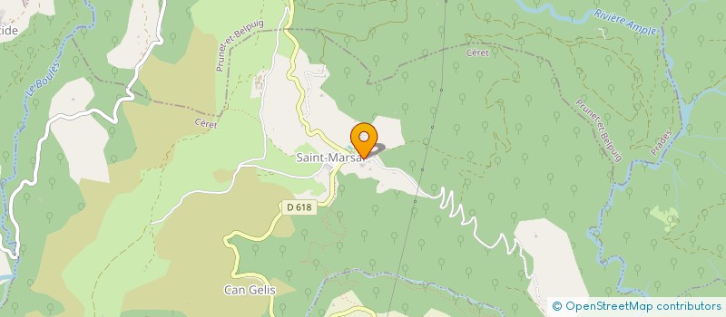 localisation de l'entreprise SOBIM  SAINT-MARSAL