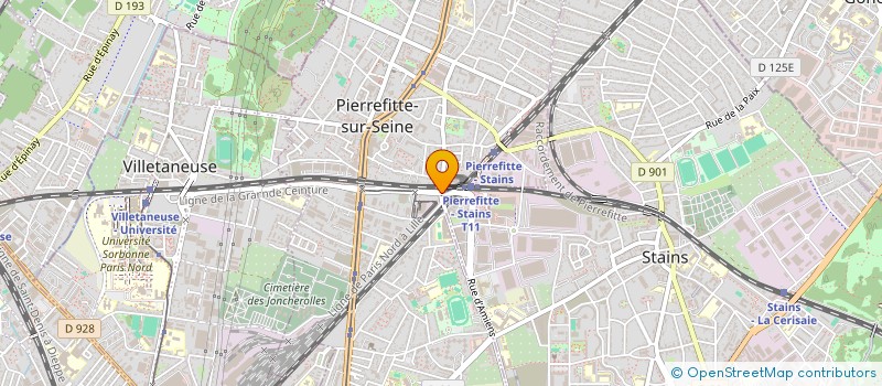 localisation de l'entreprise SOBIMMO à PIERREFITTE-SUR-SEINE