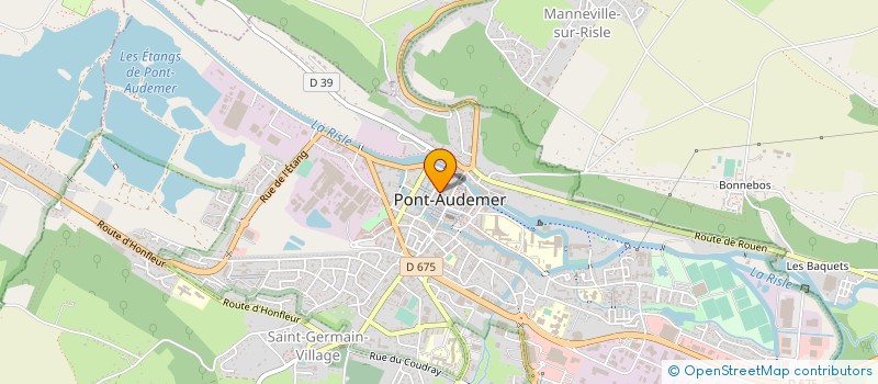 localisation de l'entreprise SOBIN à PONT-AUDEMER