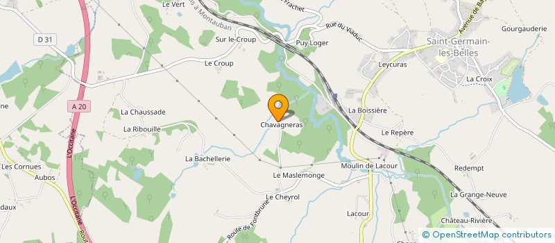 localisation de l'entreprise SOBJECT à SAINT-GERMAIN-LES-BELLES