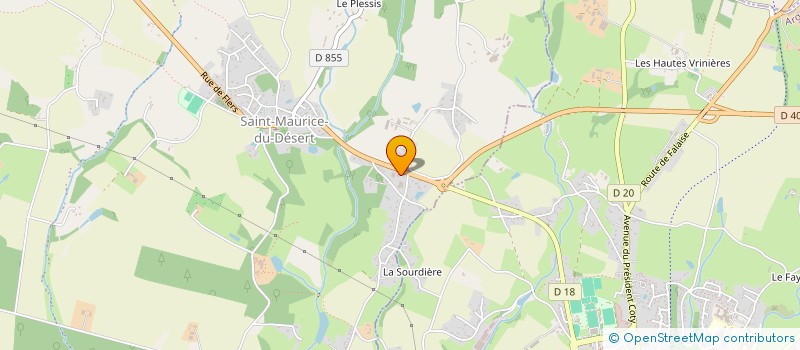 localisation de l'entreprise SOBO à LES MONTS-D'ANDAINE