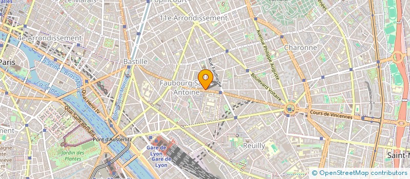 localisation de l'entreprise SOBOA SARL  PARIS 11