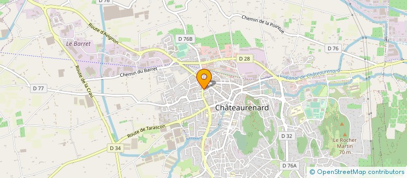 localisation de l'entreprise SOBODIS à CHATEAURENARD