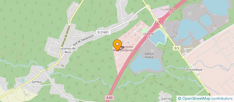 localisation de l'entreprise SOBOFA à MIOS