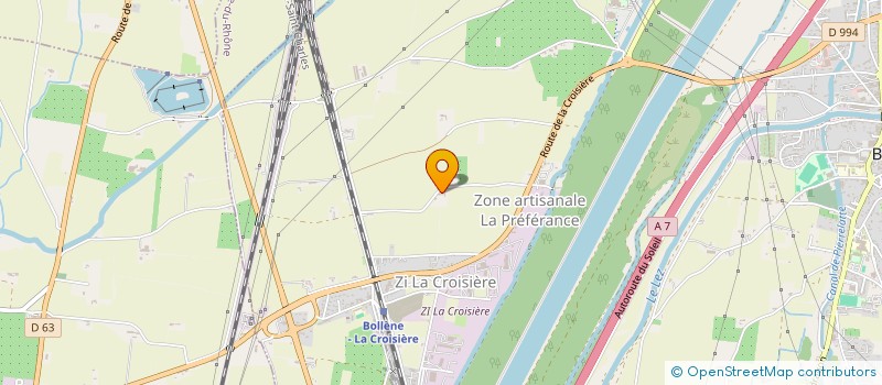 localisation de l'entreprise SOBOFRET à BOLLENE