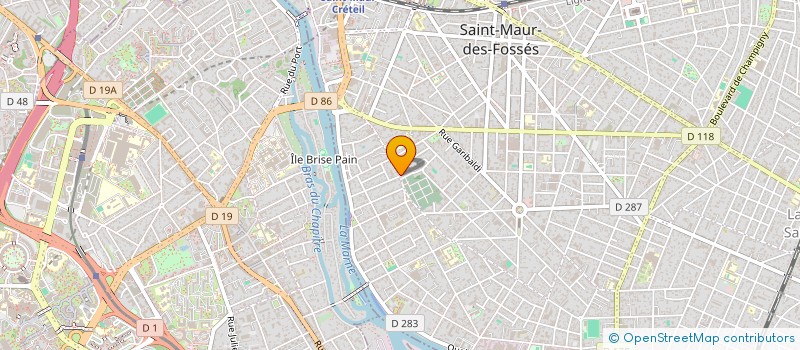 localisation de l'entreprise SOBOHO à SAINT-MAUR-DES-FOSSES