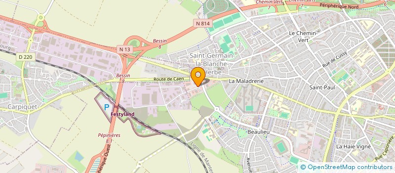 localisation de l'entreprise SOBOLU à CAEN