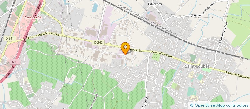localisation de l'entreprise SOBOMAR ATLANTIQUE à SAINT-LOUBES