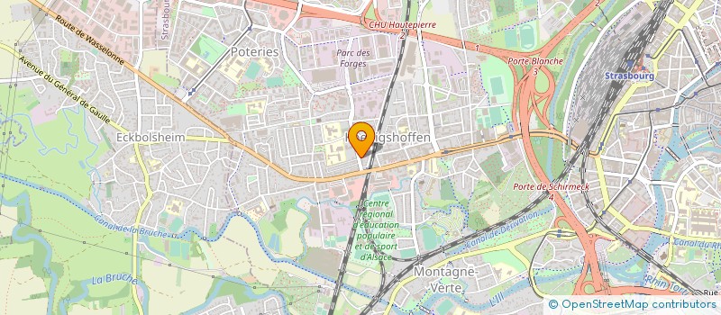 localisation de l'entreprise SOBOMEX à STRASBOURG