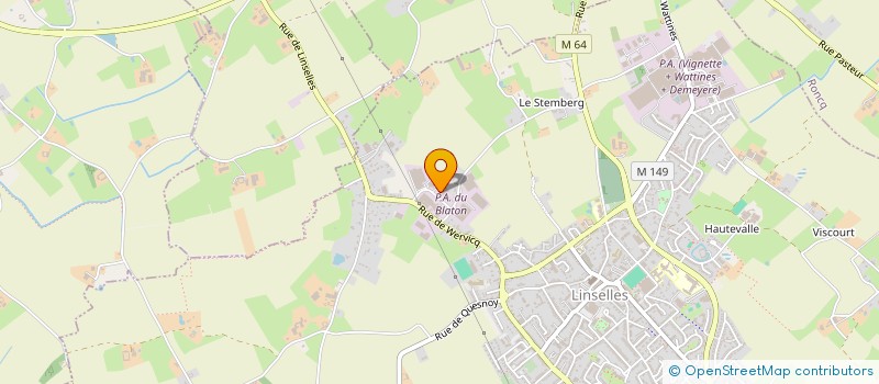 localisation de l'entreprise SOBOOK DIFFUSION  LINSELLES