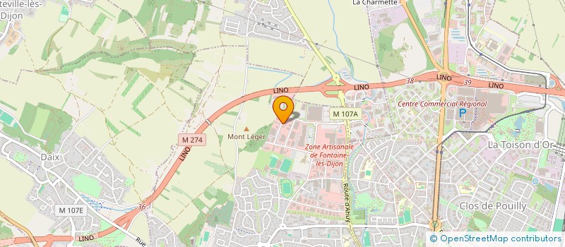 localisation de l'entreprise SOBOPA à FONTAINE-LES-DIJON