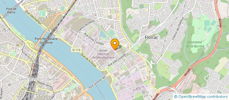 localisation de l'entreprise SOBOPLAST à FLOIRAC