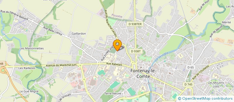 localisation de l'entreprise SOBOTO à FONTENAY-LE-COMTE