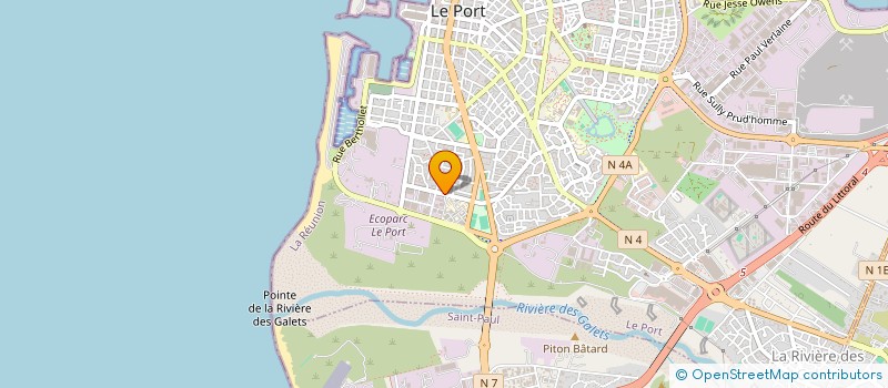 localisation de l'entreprise SOBOTRANS à LE PORT