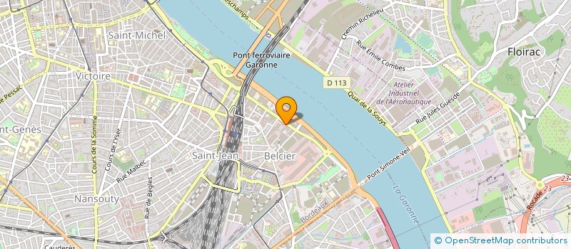 localisation de l'entreprise SOBOVI à BORDEAUX