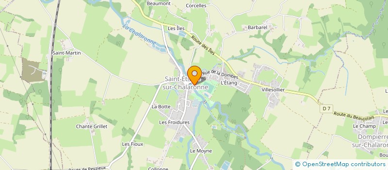 localisation de l'entreprise SOBOX  SAINT-DIDIER-SUR-CHALARONNE