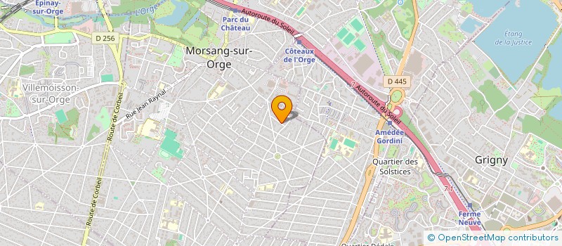 localisation de l'entreprise SOBRAL RAMOS A SOBRAL MARTINS J à MORSANG-SUR-ORGE