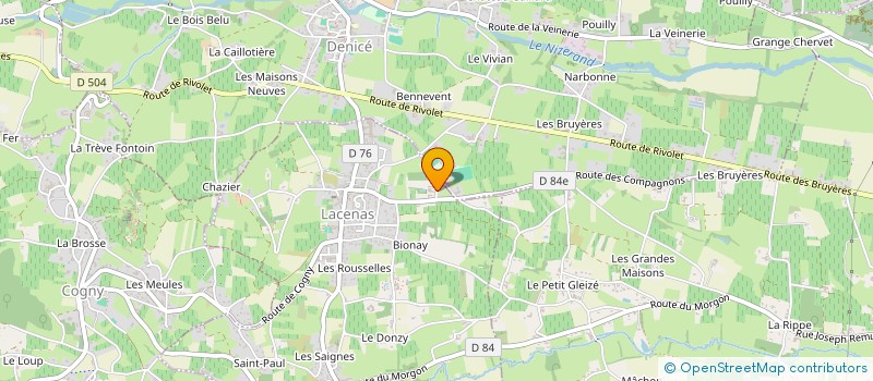 localisation de l'entreprise SOBRE à PORTE-DES-PIERRES-DOREES