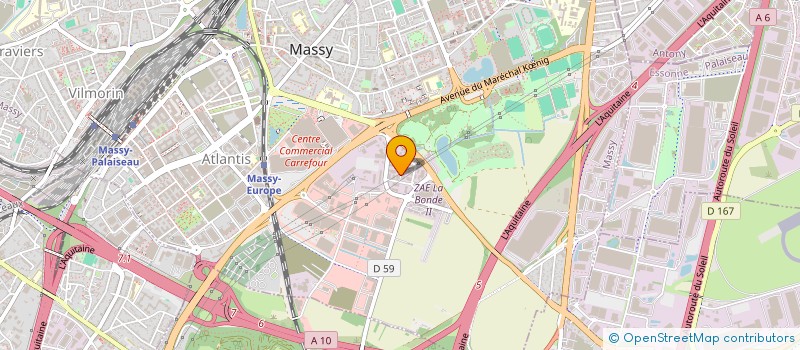 localisation de l'entreprise SOBREAL SARL  MASSY