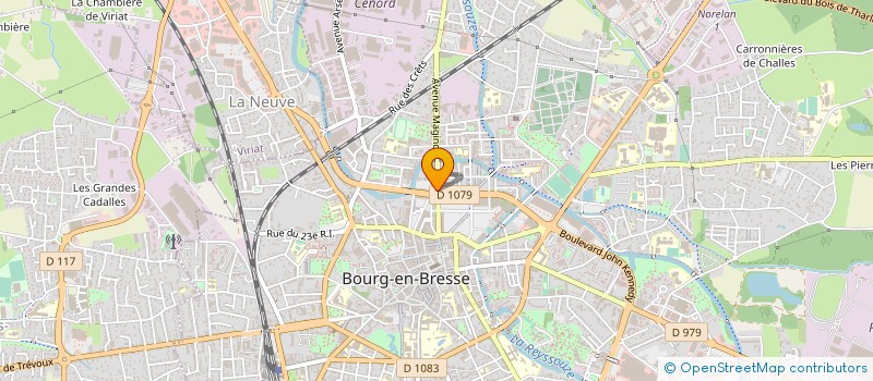 localisation de l'entreprise SOBRECO à BOURG-EN-BRESSE