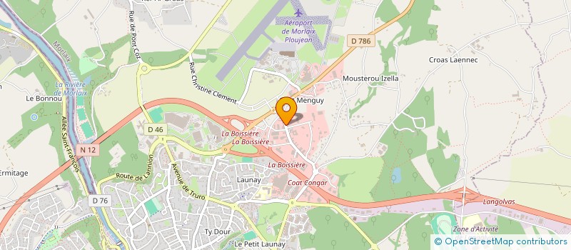 localisation de l'entreprise SOBRECOM à MORLAIX