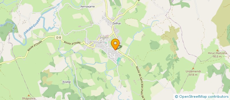 localisation de l'entreprise SOBREL (SOCIETE BASQUE DE REPARATION ENTRETIEN ET LOCATION) à IRISSARRY