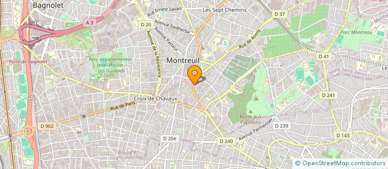 localisation de l'entreprise SOBREMESA à MONTREUIL