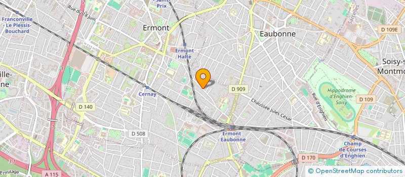 localisation de l'entreprise SOBREMI  ERMONT