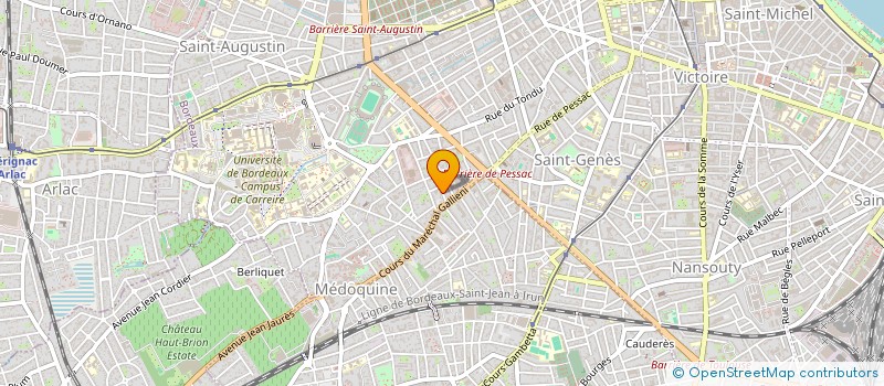 localisation de l'entreprise SOBRENOVE à BORDEAUX