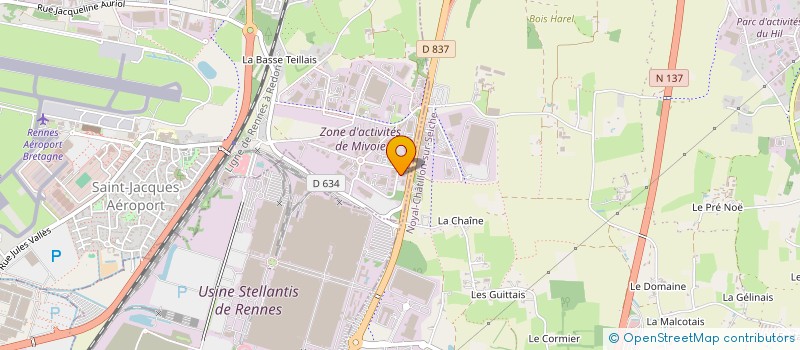 localisation de l'entreprise SOBREPA à SAINT-JACQUES-DE-LA-LANDE
