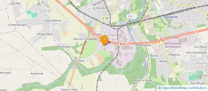 localisation de l'entreprise SOBREPAC à GRACES