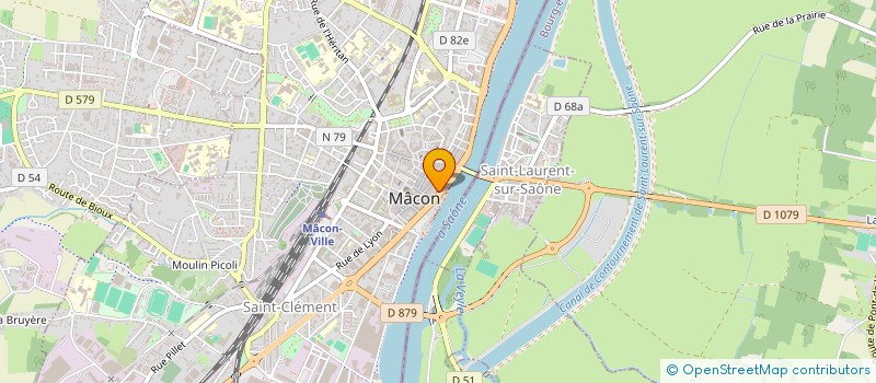 localisation de l'entreprise SOBRICHE à MACON