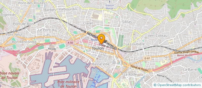 localisation de l'entreprise SOBRIMO 2  TOULON