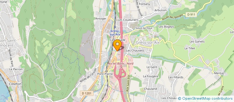 localisation de l'entreprise SOBRINFO à GRESY-SUR-AIX