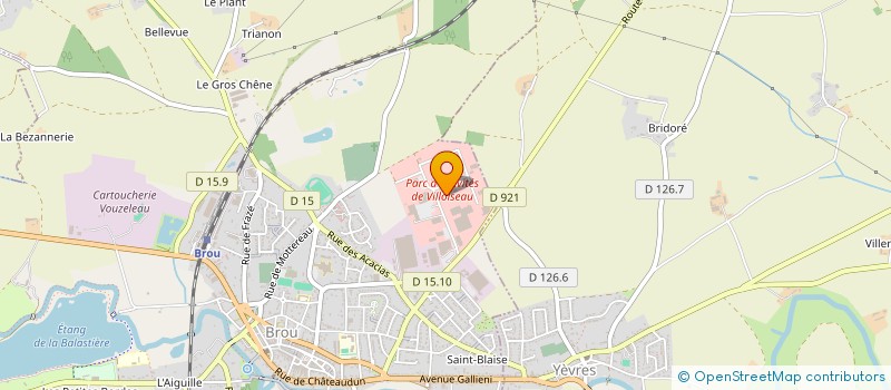 localisation de l'entreprise SOBRODIS à BROU