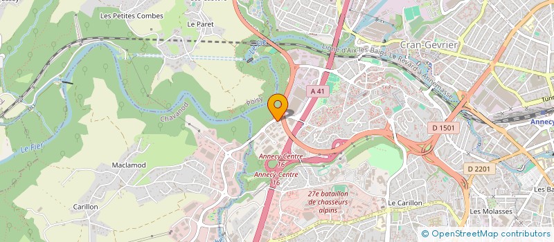 localisation de l'entreprise SOBRUMA à ANNECY