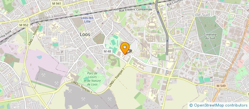 localisation de l'entreprise SOBRUS à LILLE