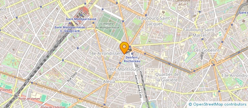 localisation de l'entreprise SOBY à PARIS