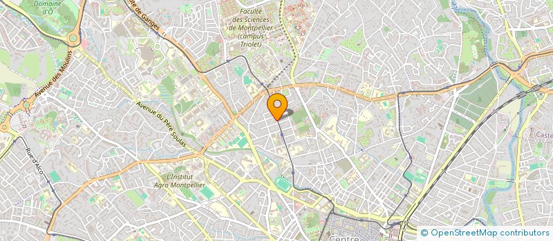 localisation de l'entreprise SOC 36 AV PROF GRASSET à MONTPELLIER
