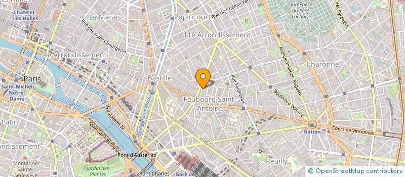 localisation de l'entreprise SOC 3B PRODUCTION  PARIS