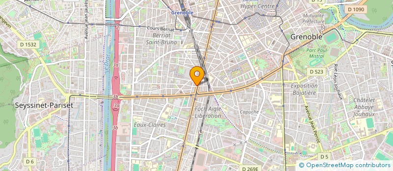 localisation de l'entreprise SOC A 2 C à GRENOBLE