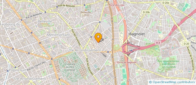 localisation de l'entreprise SOC A DUPRE à PARIS