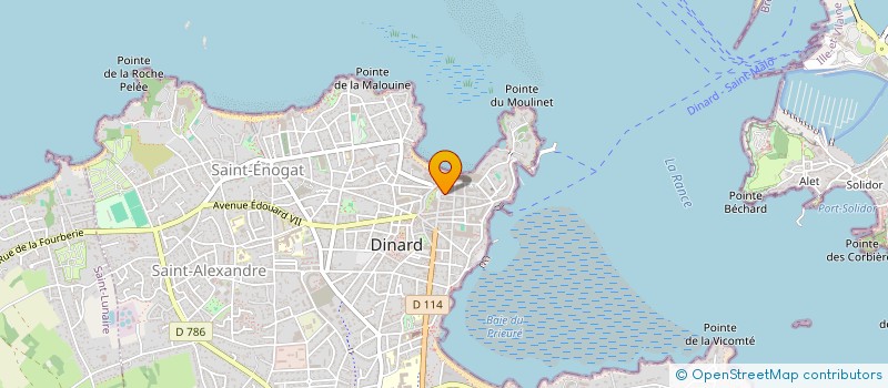 localisation de l'entreprise SOC A.M.P.M  DINARD