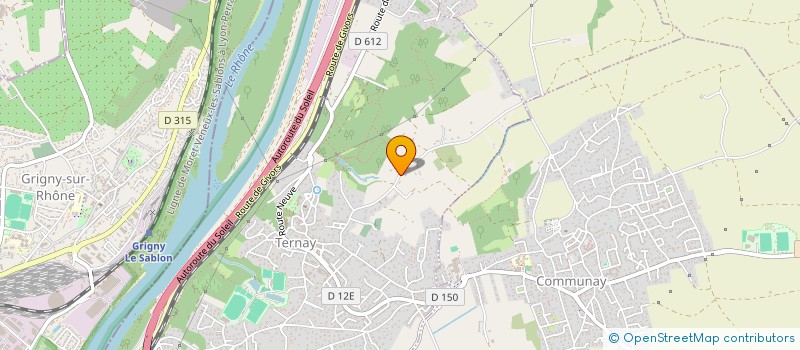 localisation de l'entreprise SOC A PIERRON SERVICE NSTRUMENTATION  TERNAY