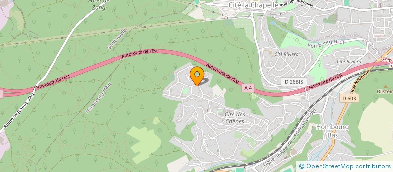 localisation de l'entreprise SOC ABATTAGE ET DEBARDAGE RASPOTNIK à HOMBOURG-HAUT