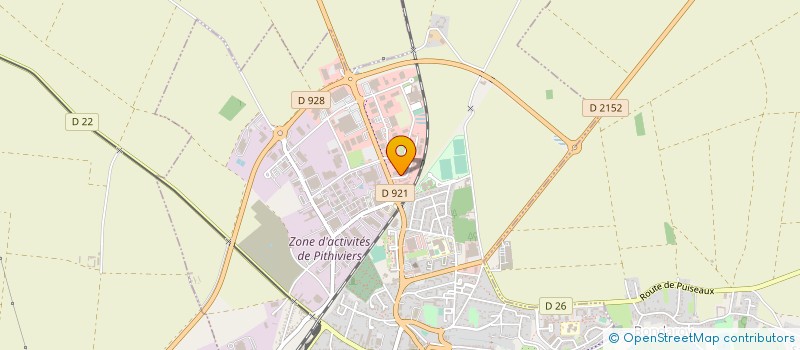 localisation de l'entreprise SOC ABATTAGE PRIVE DE PITHIVIERS à PITHIVIERS