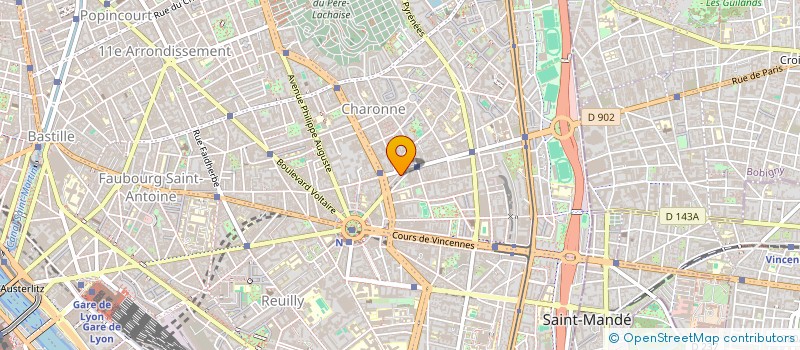 localisation de l'entreprise SOC ABERKAME S ET HAMOUCHE L  PARIS